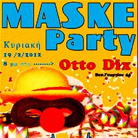 Otto Dix Maske Poster 2011